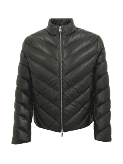 Damen Lederjacke 10749 Lammnappa gesteppt SCHWARZ 01 - Lederbekleidungsversand