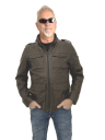 Herren Lederjacke DED Olivenleder dunkelbraun 34 - Lederbekleidungsversand