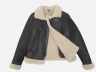 Damen Lammfelljacke OLIVIA Vorderansicht Jacke liegend