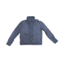 Herren Jeans-Lederjacke JAN Metisvelours NAVY Innenseite