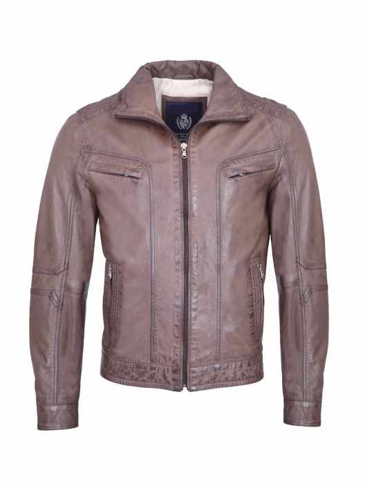 Herren Lederjacke kaufen - Modell GERRY Lammnappa wood