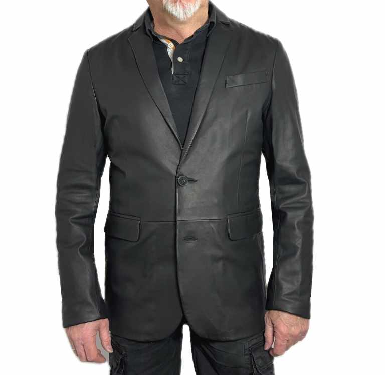 Ledersakko DEAN Olivennappa MATT SCHWARZ 04