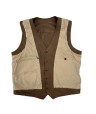 Herren Lederweste W522 10130 Lammnappa Antik mittelbraun 03 50 - Lederbekleidungsversand